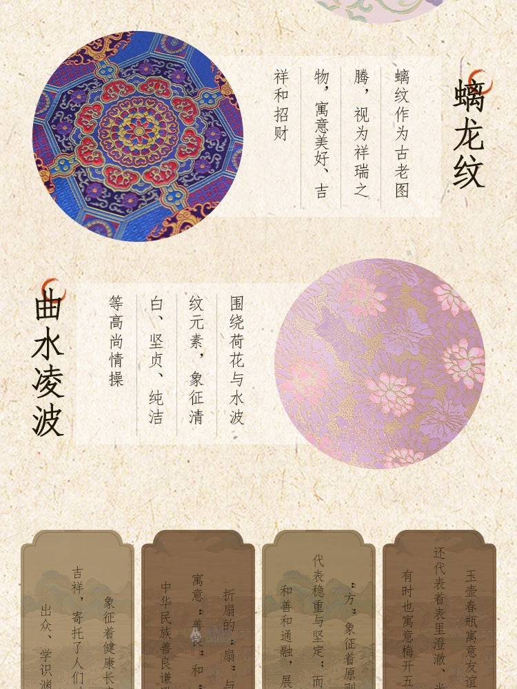 Song Brocade Decorative Painting DIY Kit National Style Handmade Team Building Warm-up Salon Activity Hand Gift for Friends
