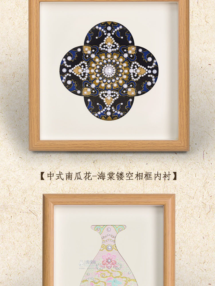 Song Brocade 装飾画 DIY キット ナショナルスタイル 手作り チームビルディング ウォームアップ サロン アクティビティ ハンドギフト 友人用
