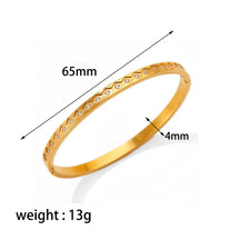 Ins Style Titanium Steel Bracelet Hexagram Clasp Bracelet for Women 18k Gold Plated Stainless Steel Zircon Inlaid Bracelet Cross-Border