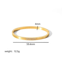 Ins Style Titanium Steel Bracelet Hexagram Clasp Bracelet for Women 18k Gold Plated Stainless Steel Zircon Inlaid Bracelet Cross-Border